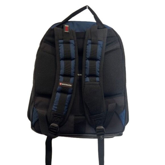 Wenger Ibex ScanSmart Unisex 17" Laptop Backpack w/Tablet Pocket Black/Blue/Grey - Picture 2 of 12